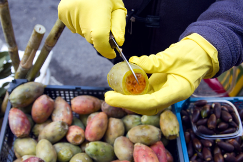 Prickly Pears in Malaga Market