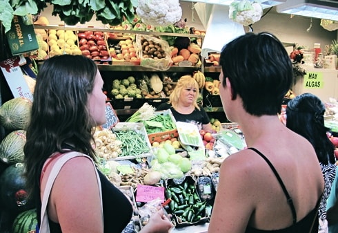 Malaga market visit