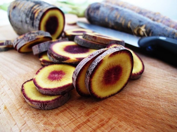 purple carrots from Malaga