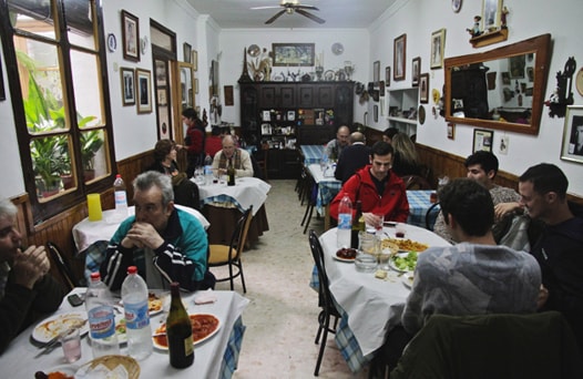 Malaga rural restaurant