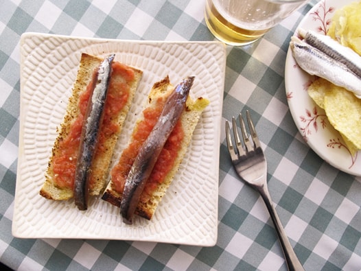 anchovies tapa