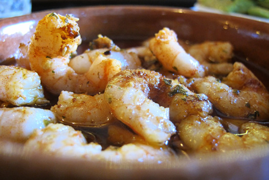 pil pil prawns tapa