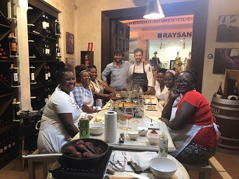 family cooking class in marbella