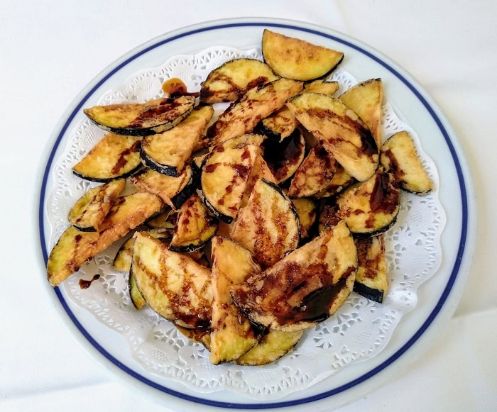 Eggplant with Sugar Cane Syrup