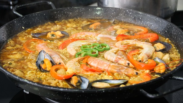 spanish seafood paella recipe 