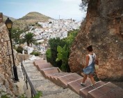 frigiliana beautiful town in malaga