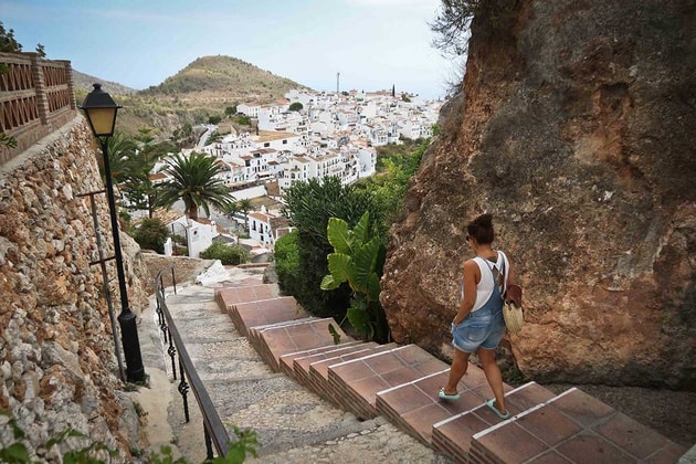 frigiliana beautiful town in malaga