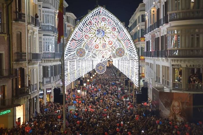 Christmas lights malaga