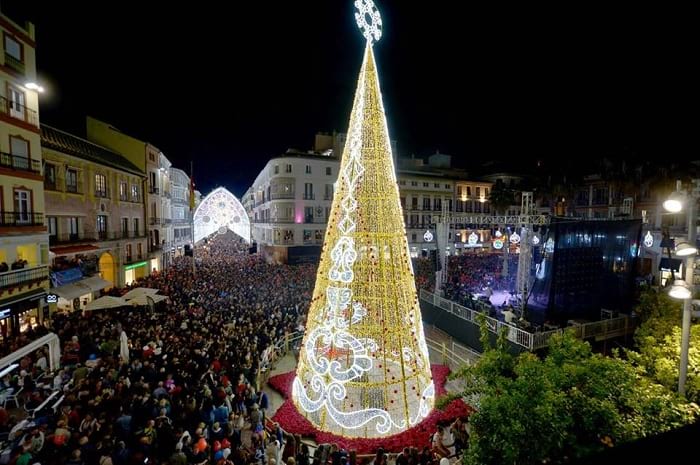 New Year's entrance in the Plaza de la Constitucion