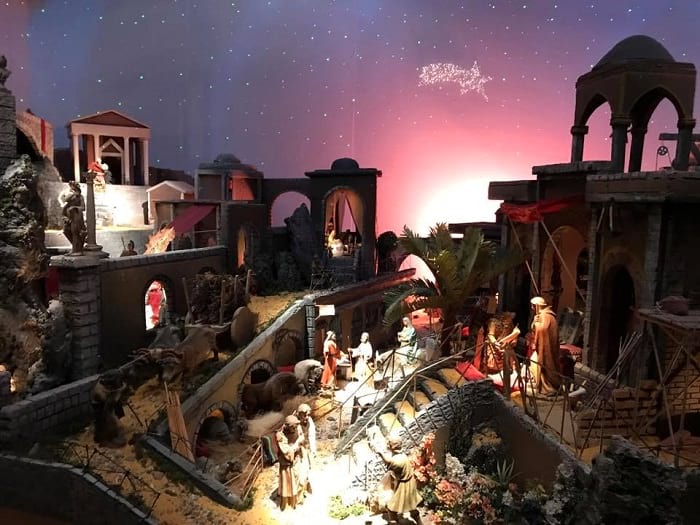 The Nativity Scene in the Town Hall malaga