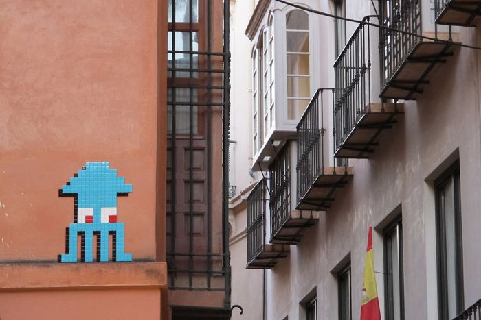 invader malaga