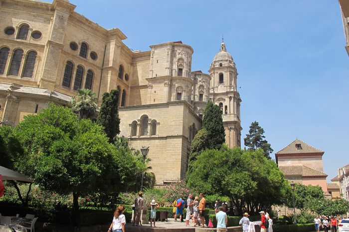 malaga cathedral south view