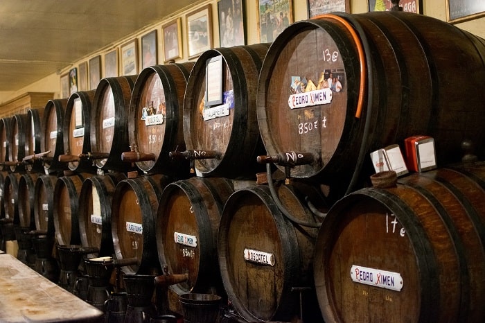 Barricas de Vinos de Málaga