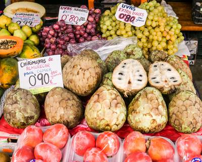 tropical fruits cherimoya granada