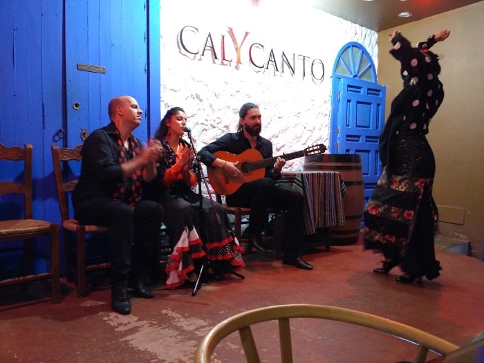 flamenco show at cal y canto malaga