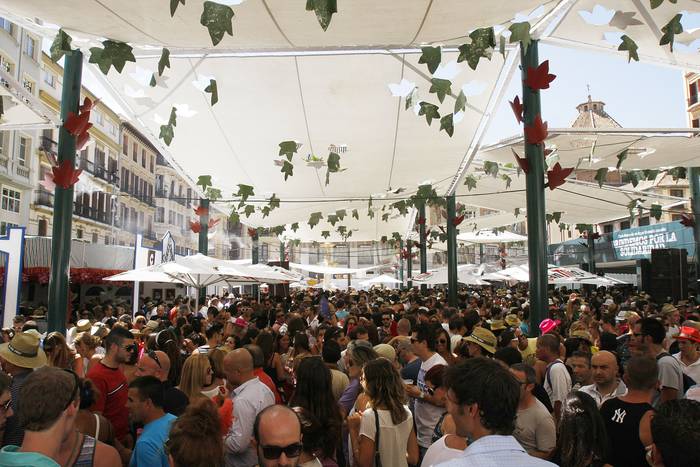 Crowded Malaga Fair