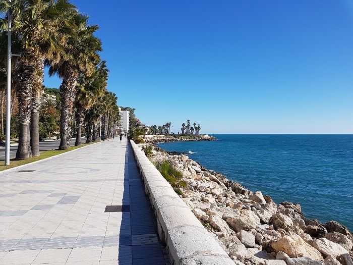 paseo maritimo pablo ruiz picasso malagueta pedregalejo