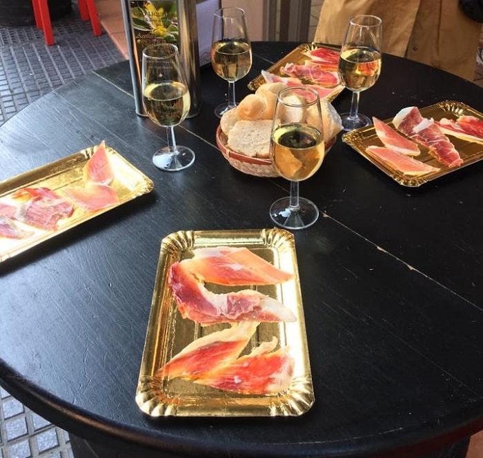 manzanilla and ham