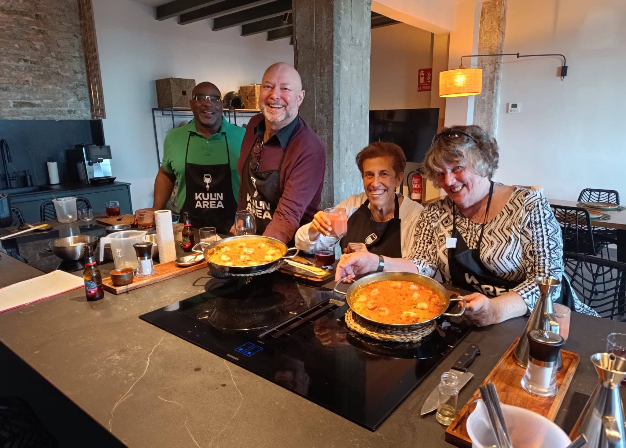 paella cooking class in Malaga spain food sherpas